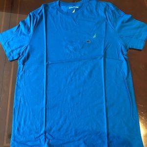 BRAND NEW BRIGHT BLUE NAUTICA TEE